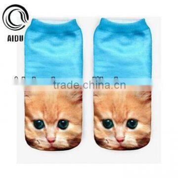 No Show Custom Sublimation Photo Print Socks photo-3