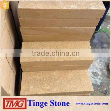 Elegant Chinese Yellow Sandstone Stairs On Hot Sale