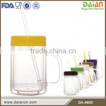 Timely Service stock nice plastic tumbler cup with straw