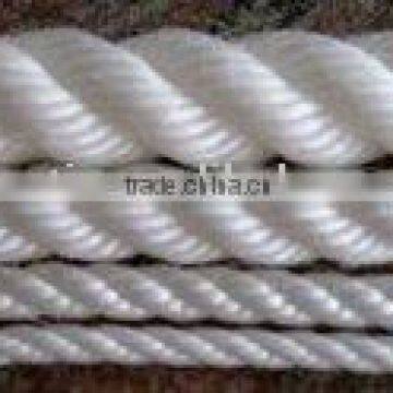 3 strand twisted PE silver Rope