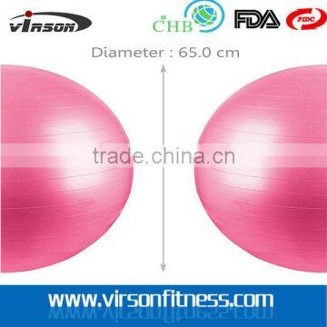 NVYB-3 Ningbo Virson Fitness Exercise and Stability Ball All Color Pvc Yoga Ball photo-2