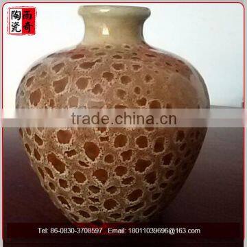 Fashion leopard grain ceramic bottle for olive oil and sauce