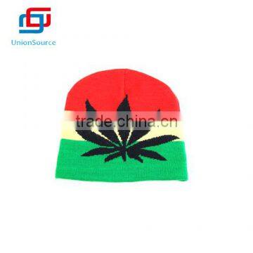 Fashionable Maple Leaf Beanie Cap For Winter