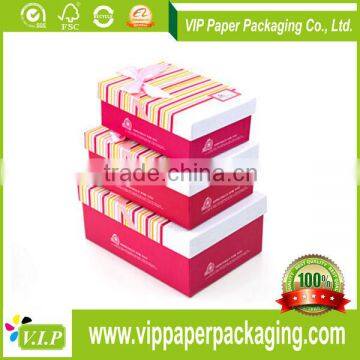 PAPER PRODUCT RECYCLED SHOE BOX TEMPLATE WITH CHEAP PRICE