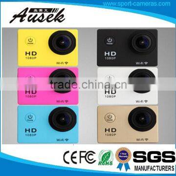 sj4000 wifi waterproof camera full hd 1080p 170 degree wide angle view from china factory