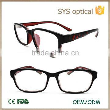 High grade decorous style with pattern in temple kids optical frame