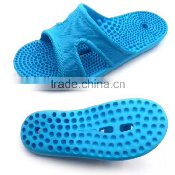 Japan hot selling ladies health massage slippers EVA hollowed-out bathroom slippers