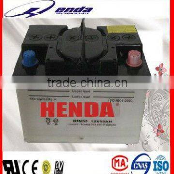 DIN55 dry battery for car