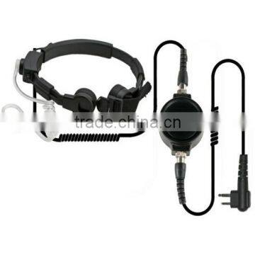 Two way radio walkie taklie Military Tactical Throat Mic