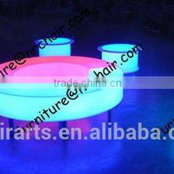 shanghai commercial furniture wholesale event rental outdoor acrylic led illuminated bench