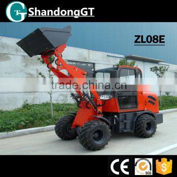 0.8T mini hydraulic backhoe wheel loader ZL08E