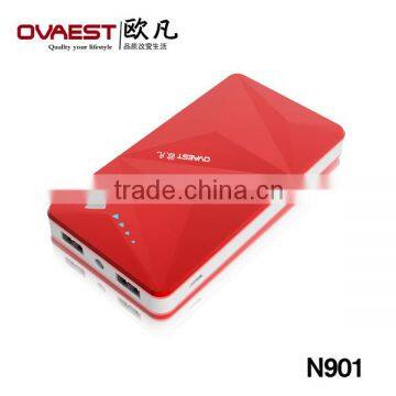 2014 Latest 16000mah mobile power bank with external battery