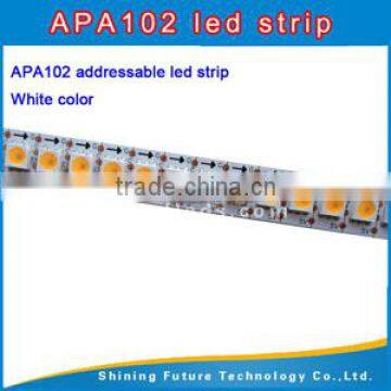 5v apa102 digital white/ warm white pixel led strip light