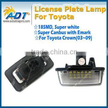 Original Design LED License Plate Lamp, Suitable for Audi,for BMW,for toyota