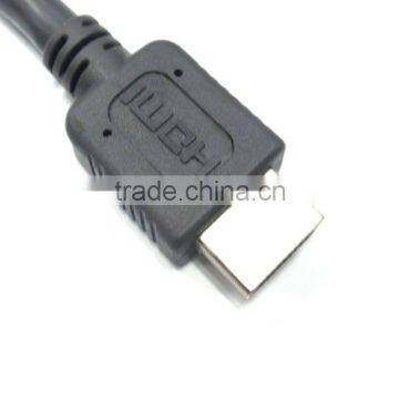 Factory model injection black 1.3v tv out hdmi cable cheap with UL CE made in China