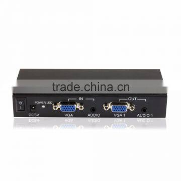 Vga Splitter 1 Input 4 Output VGA Splitter With 3.5mm Stereo Audio for Hot Video Player photo-2