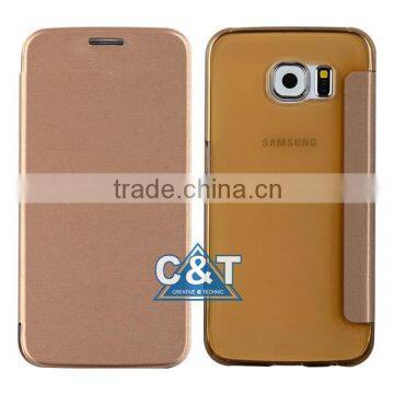 C&T Luxurious Gold Premium PU Leather PC Hard Shell Wallet Skin Hybrid Cover for Samsung Galaxy Note 7 photo-2