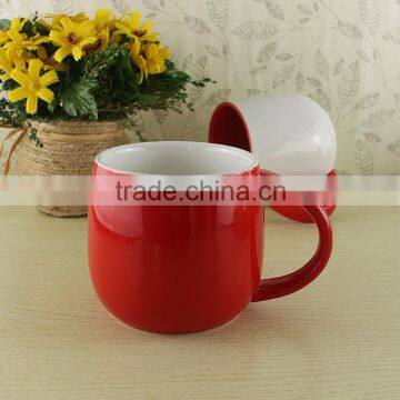 Red and White Couple Creamic Mug