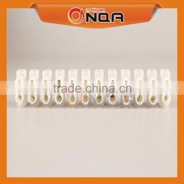 Electric Plastic PE/PA Terminal Block Connector Tag Marker Strip 12 Pole