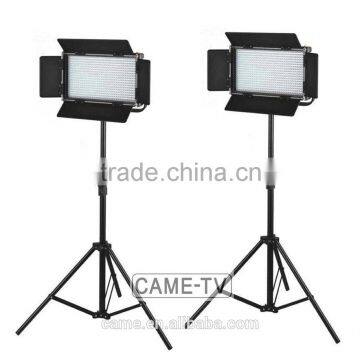 New 2 X 576 LED Light Dimmable Bi-color 5600K 3200K Digital Display V mount