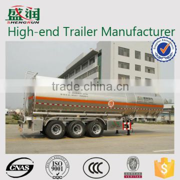 SHENGRUN tri-axle 36000 litres diesel fuel tanker semi trailer with free spare parts