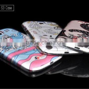 Sublimation transparent phone case for Samsung S3/S4/S5/NOTE2/NOTE3/sublimation polyglass cell phone case/customized clear case