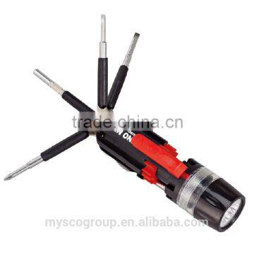 8 in 1 Mini Screwdriver Torch/Hand Tool Sets