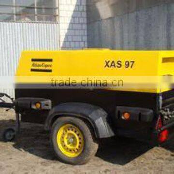 Atlas Copco Portable Diesel driven air Compressor Model XAS97Dd