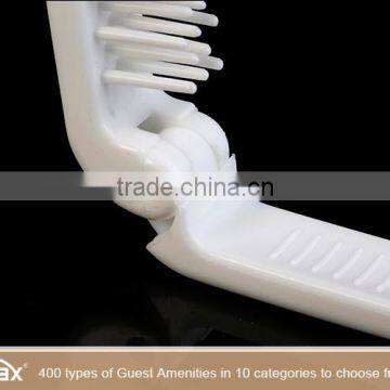 Individually Wrapped Plastic Folding Massage Comb and Luxury Air Hairbrush photo-5