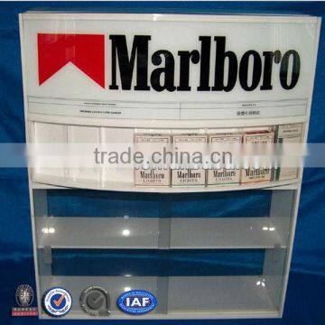 2014 best seller Acrylic cigarette rack