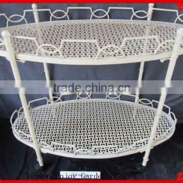 metal tray table