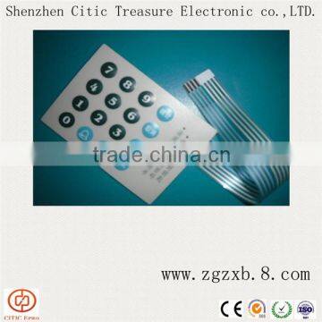 OEM metal dome switch pcb keypad control panel for machine