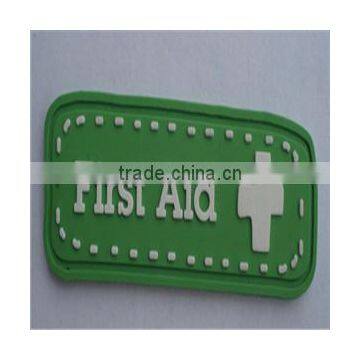 Clothing PVC rubber patch,rubber label