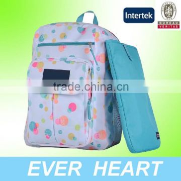 600D polyester sport backpack with laptop bag