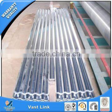 gauge thickness galvanized corrugated steel sheet / 24 gauge corrugated steel roofing sheet