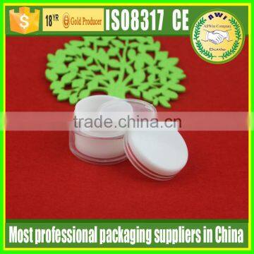 5ml 10ml 15ml 30ml 50ml Plastic Square Double Wall Acrylic Cosmetic Jar
