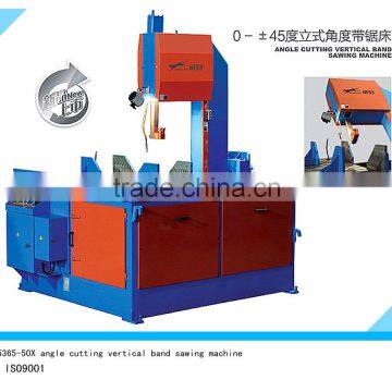 0-45 degree angle large vertical band saw GV5365-50X