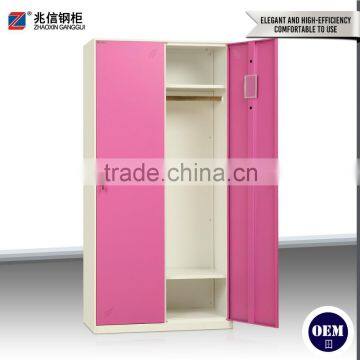 stainless swing door wardrobe steel locker
