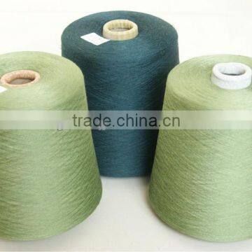 100% Polypropylene dty yarn in deep green for knitting