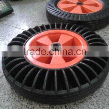 16 inch wheelbarrow solid rubber wheel made in china