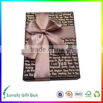High Quality Fancy Empty Black Cardboard Chocolate Box photo-2