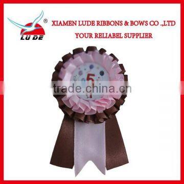 Wholesale Trade Show Use Award Satin Ribbons Rosettes photo-4