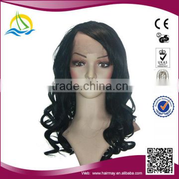 High quality Heat Resistant Fiber custom made lace wigs