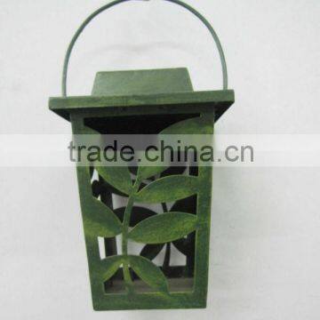 spring metal hanging lantern candle holder