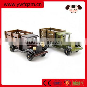 cheap wooden kids toy garbage truck