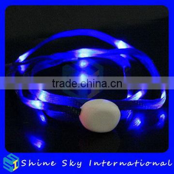 Alibaba China Cheapest Led Nylon Led Flashing Shoelaces