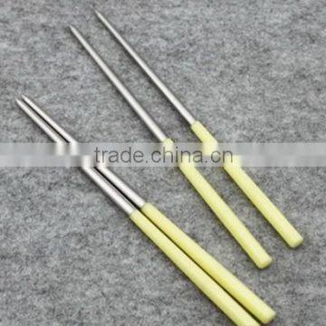 stainless steel chopstick with plastic handle