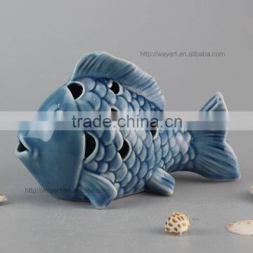 BSCI SEDEX Audit Elegant Blue Sea China Home Fishing Decor Wholesale