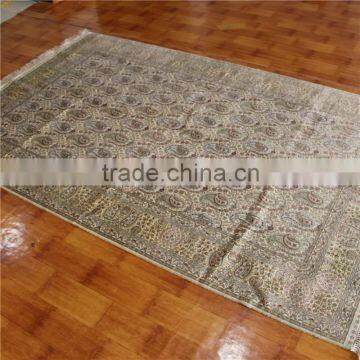 5x8ft soft color pure silk carpet handknotted afghan silk rugs