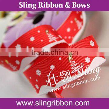 Printing Red Ribbon For Christmas Day Wholesale